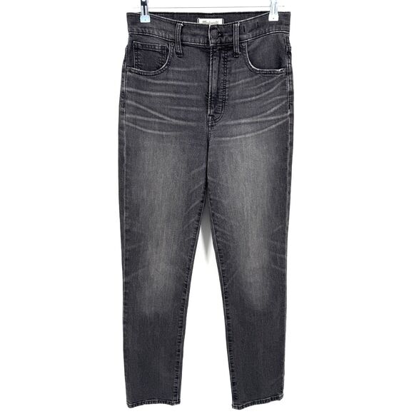 MADEWELL Gray Perfect Vintage Crop Jeans Size 27T 27 Tall Long - Picture 3 of 10